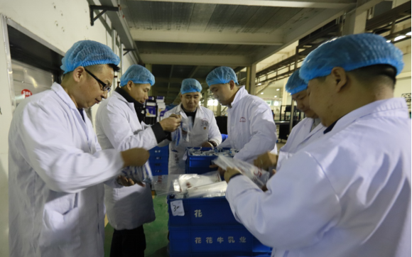 黨員帶頭赴一線  助力春節(jié)保生產—花花牛別樣“生產突擊隊”助力車間生產