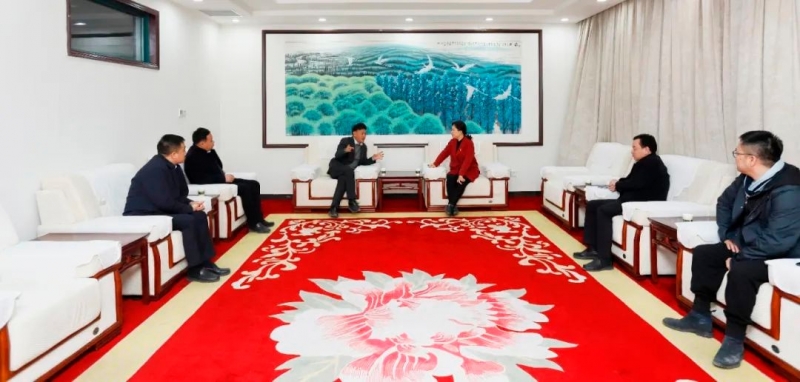 發(fā)揮產(chǎn)業(yè)優(yōu)勢 助力鄉(xiāng)村振興 | 民權(quán)縣委副書記、縣長王靜嫻會(huì)見關(guān)曉彥董事長一行